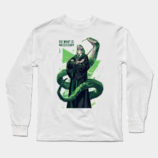 Do What Is Necessary - Wizard Snake - Fantasy Long Sleeve T-Shirt